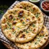 Naan-garlic, à l'ail