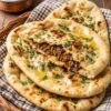 Naan À la viande hachée