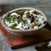 Aubergines Raita